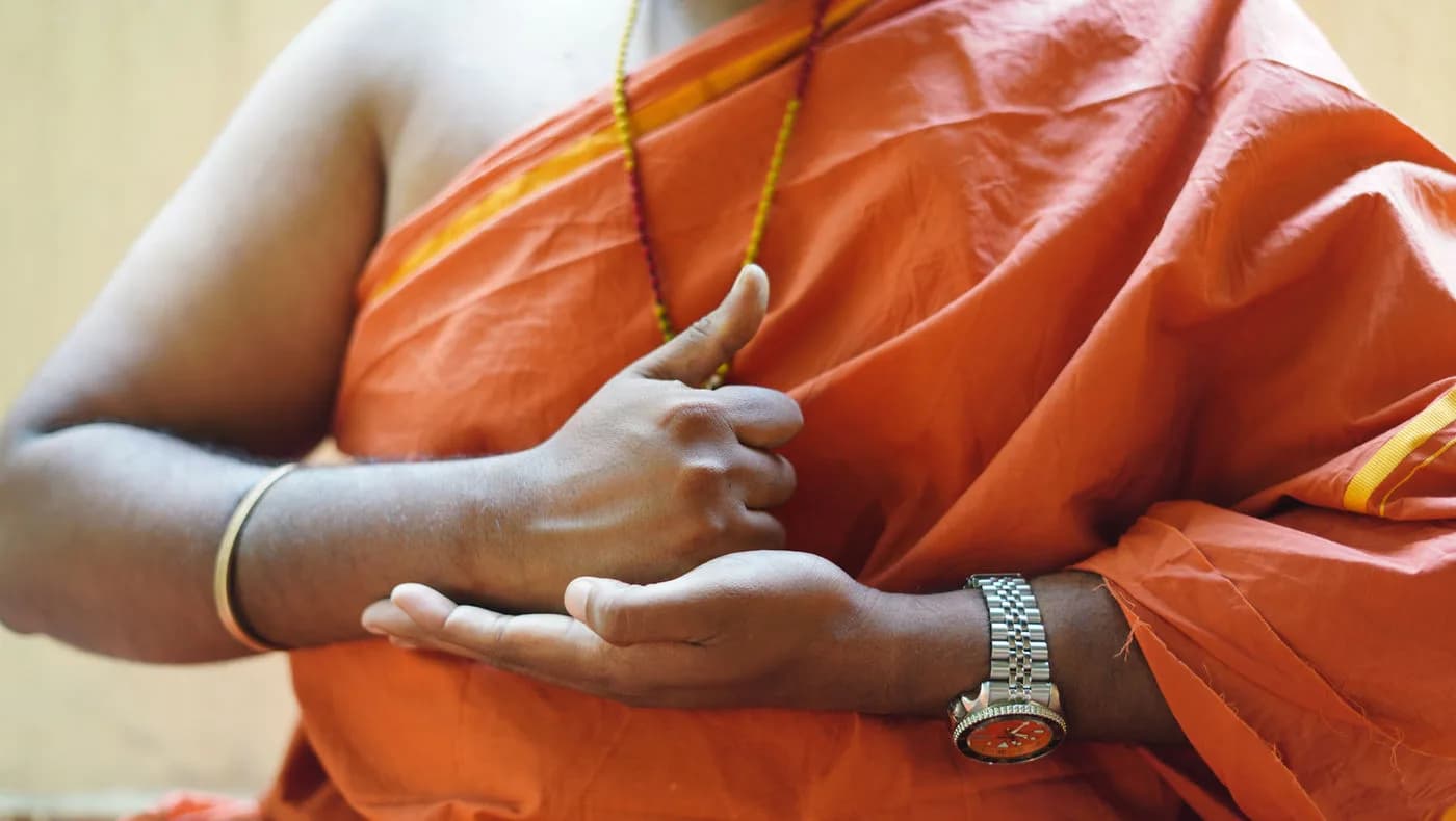 Ritual arrangement during the Kadgamala Shakti-Kriya initiation